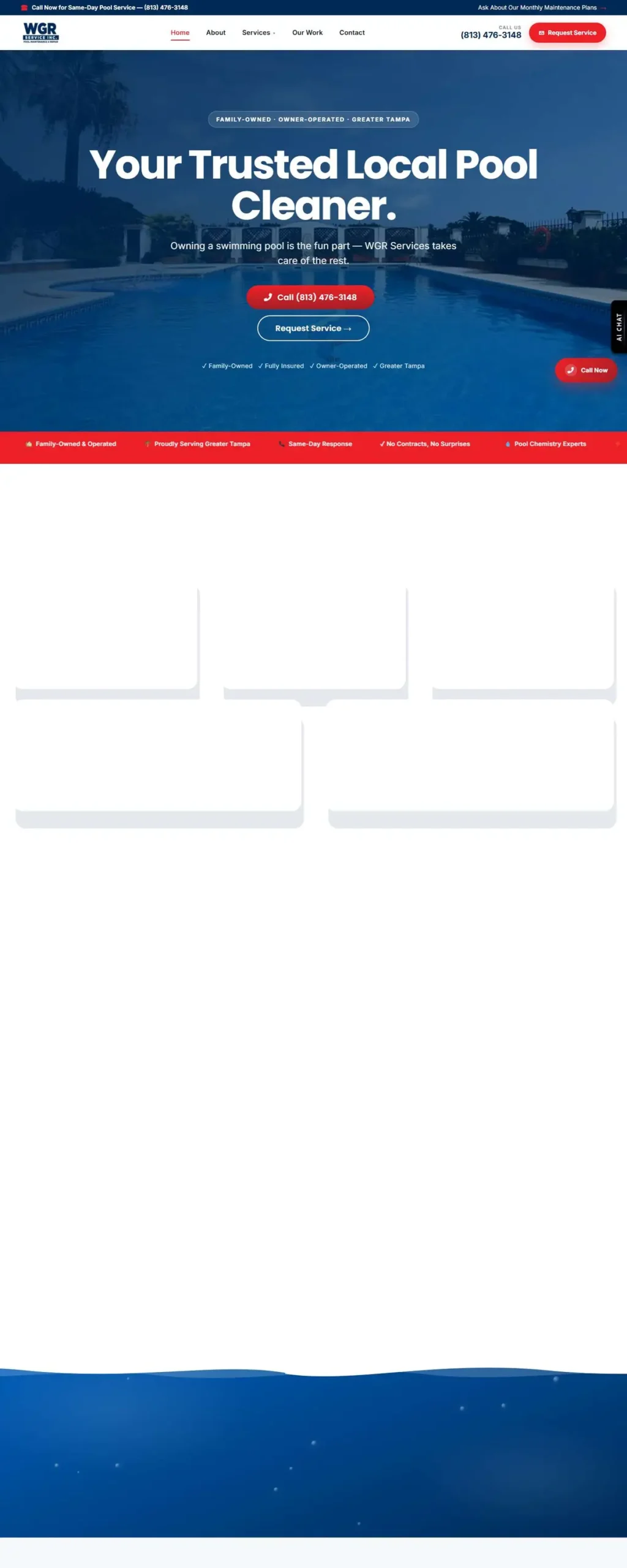 WGR Services website